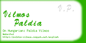 vilmos paldia business card